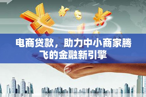 邵武电商贷款，助力中小商家腾飞的金融新引擎