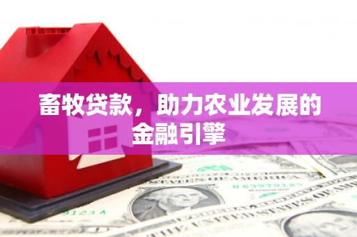 邵武畜牧贷款，助力农业发展的金融引擎