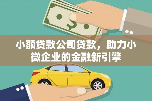 邵武小额贷款公司贷款，助力小微企业的金融新引擎