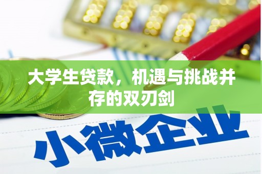 邵武大学生贷款，机遇与挑战并存的双刃剑