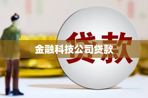 邵武金融科技公司贷款
