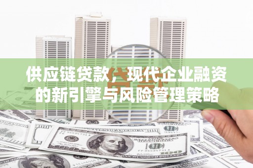 邵武供应链贷款，现代企业融资的新引擎与风险管理策略