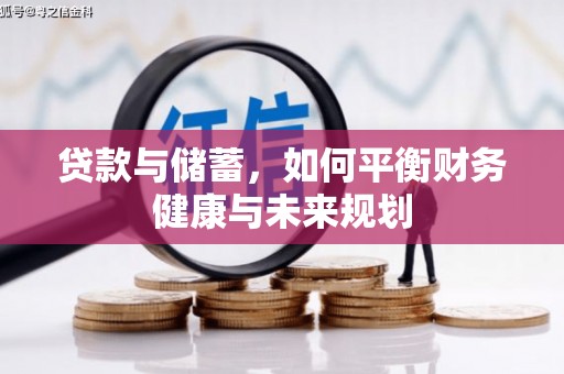 邵武贷款与储蓄，如何平衡财务健康与未来规划