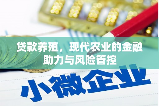 邵武贷款养殖，现代农业的金融助力与风险管控