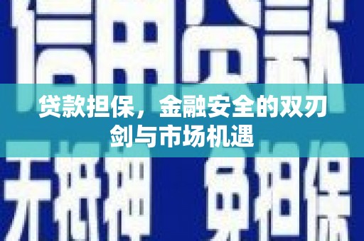 邵武贷款担保，金融安全的双刃剑与市场机遇