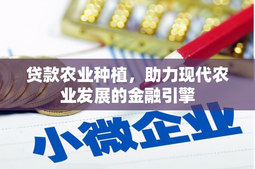 邵武贷款农业种植，助力现代农业发展的金融引擎