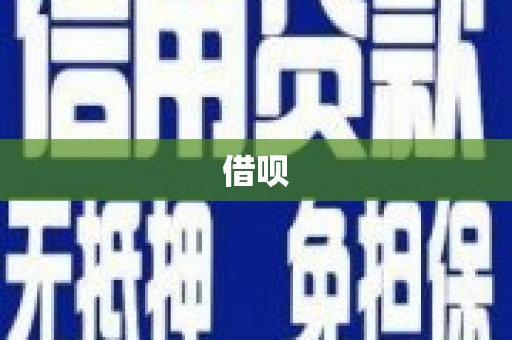邵武借呗