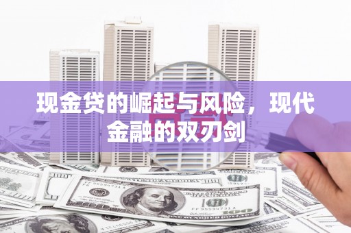 邵武现金贷的崛起与风险，现代金融的双刃剑