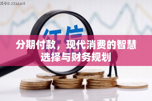 邵武分期付款，现代消费的智慧选择与财务规划