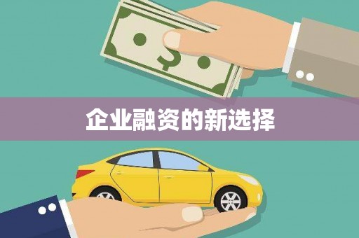邵武企业融资的新选择