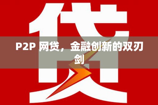 邵武P2P 网贷，金融创新的双刃剑