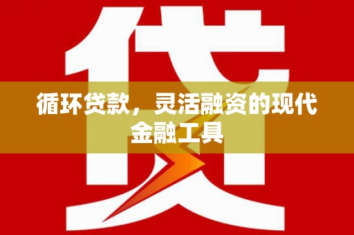 邵武循环贷款，灵活融资的现代金融工具