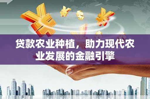 邵武贷款农业种植，助力现代农业发展的金融引擎