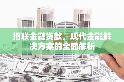 邵武招联金融贷款，现代金融解决方案的全面解析