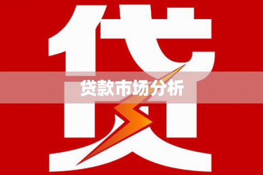 邵武贷款市场分析